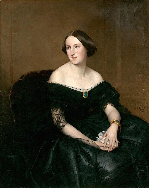 Antonio Maria Esquivel Portrait of a lady oil painting image